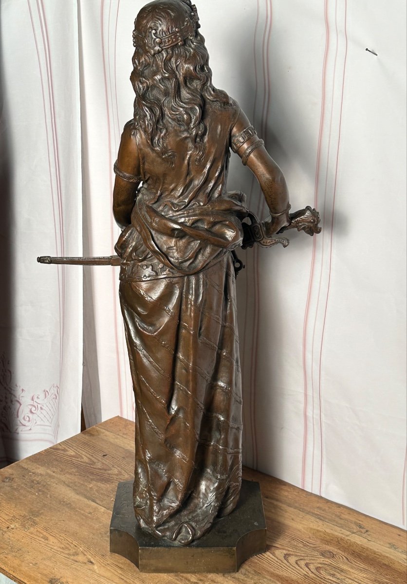 Orientalist Bronze By Charles Octave Levy -photo-2