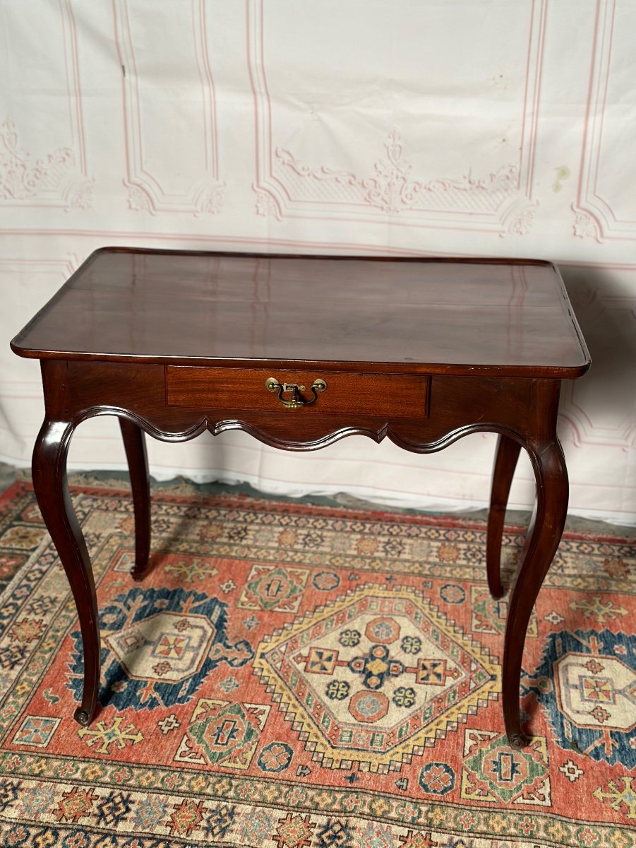 18th Century Mahogany Cabaret Table -photo-2