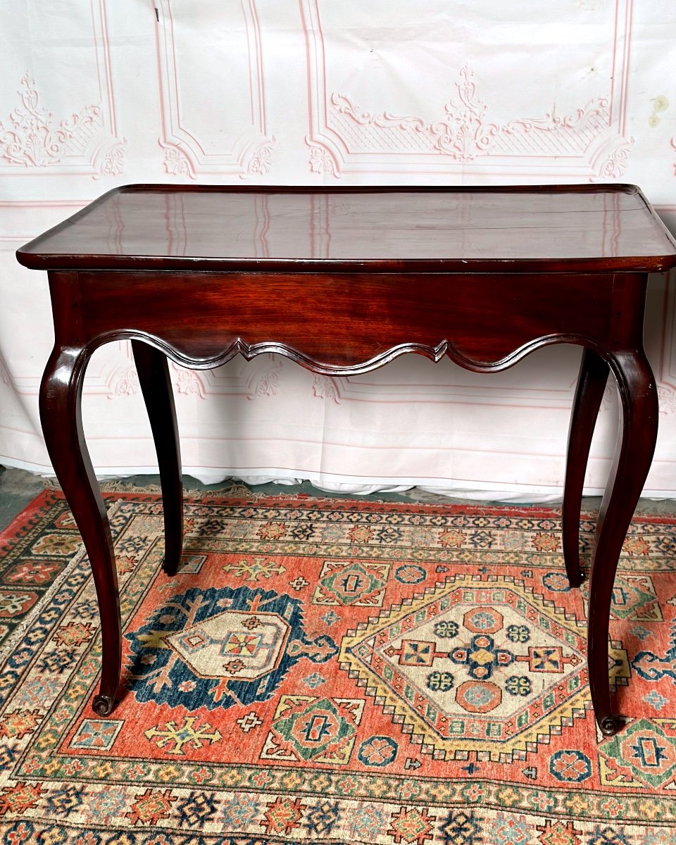 18th Century Mahogany Cabaret Table -photo-3