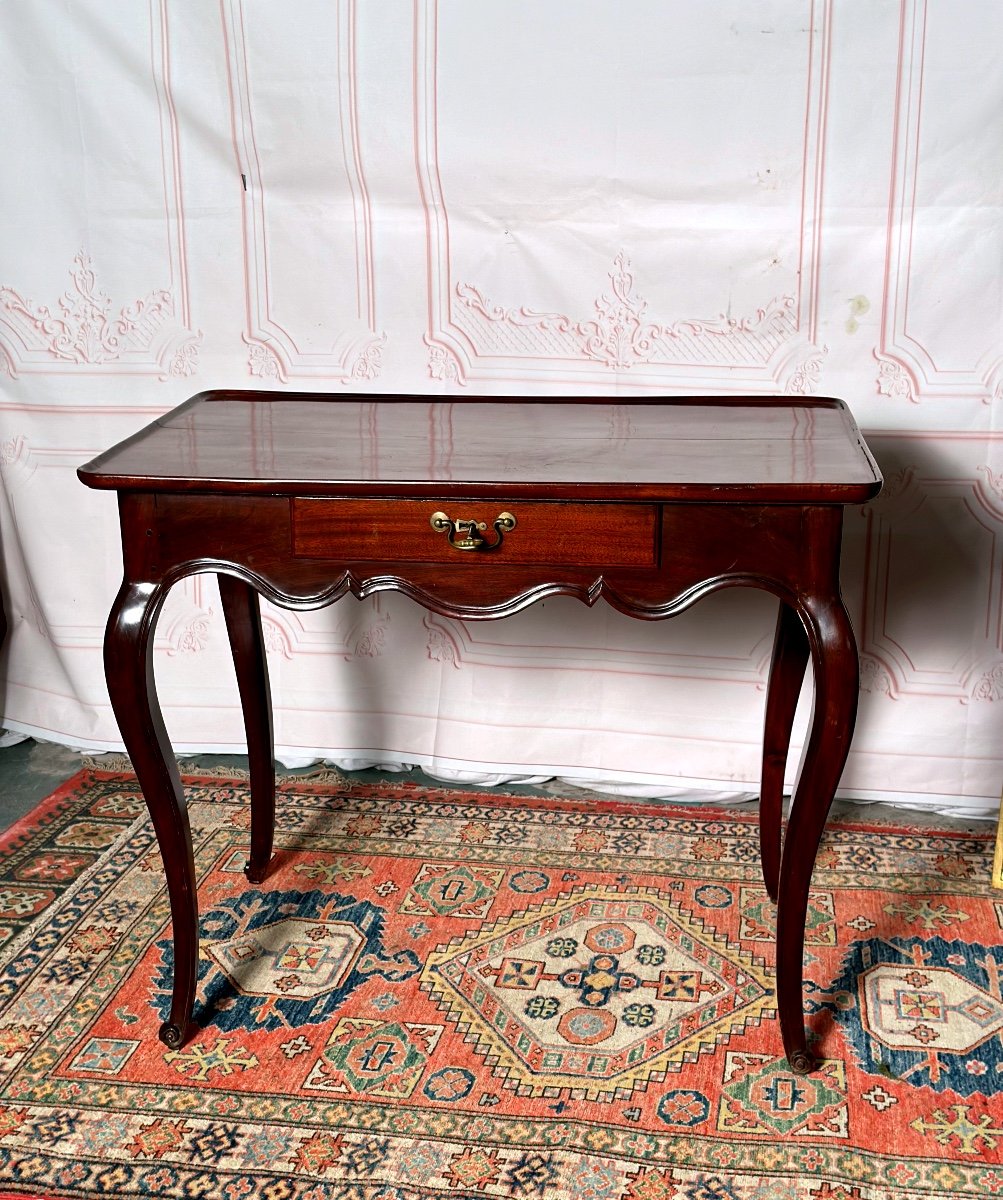 18th Century Mahogany Cabaret Table -photo-2