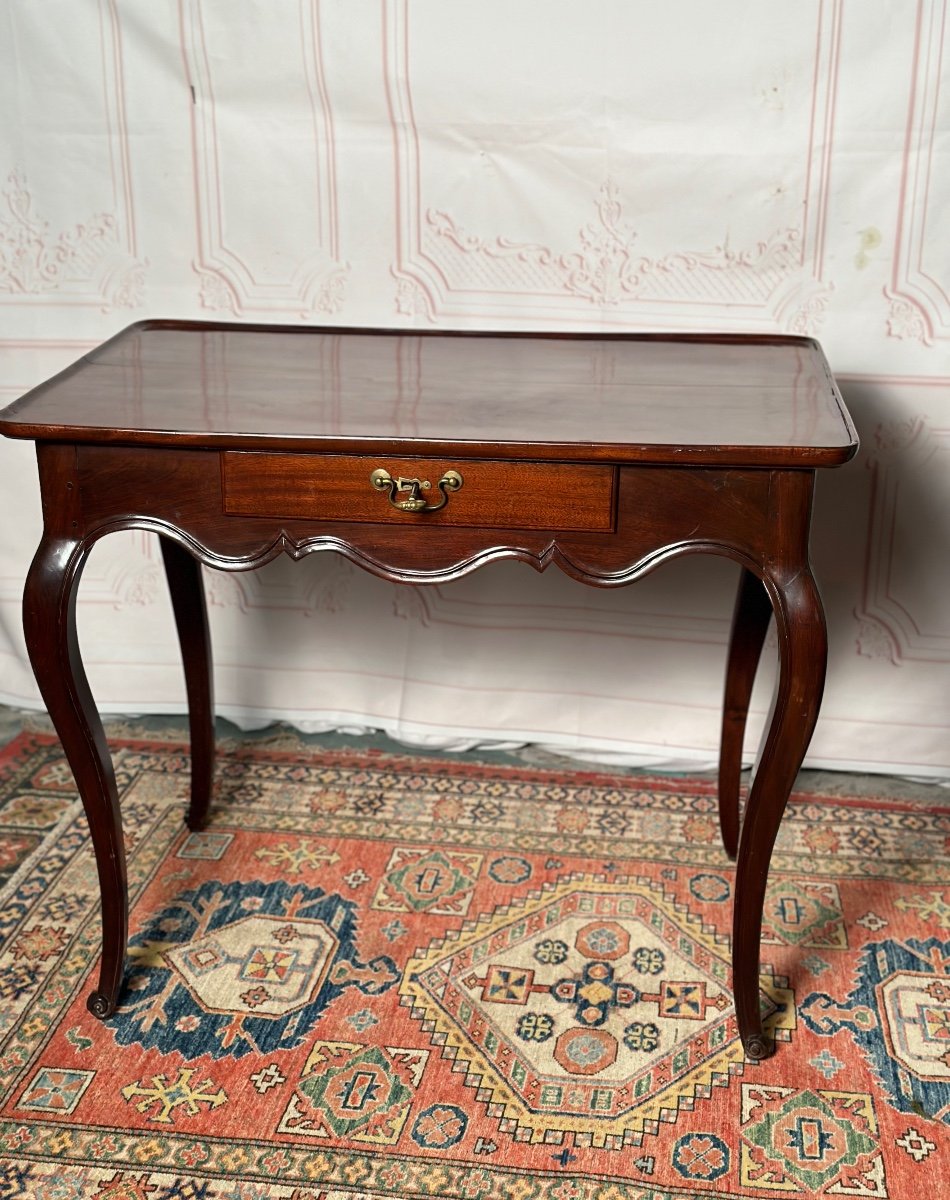 18th Century Mahogany Cabaret Table -photo-3