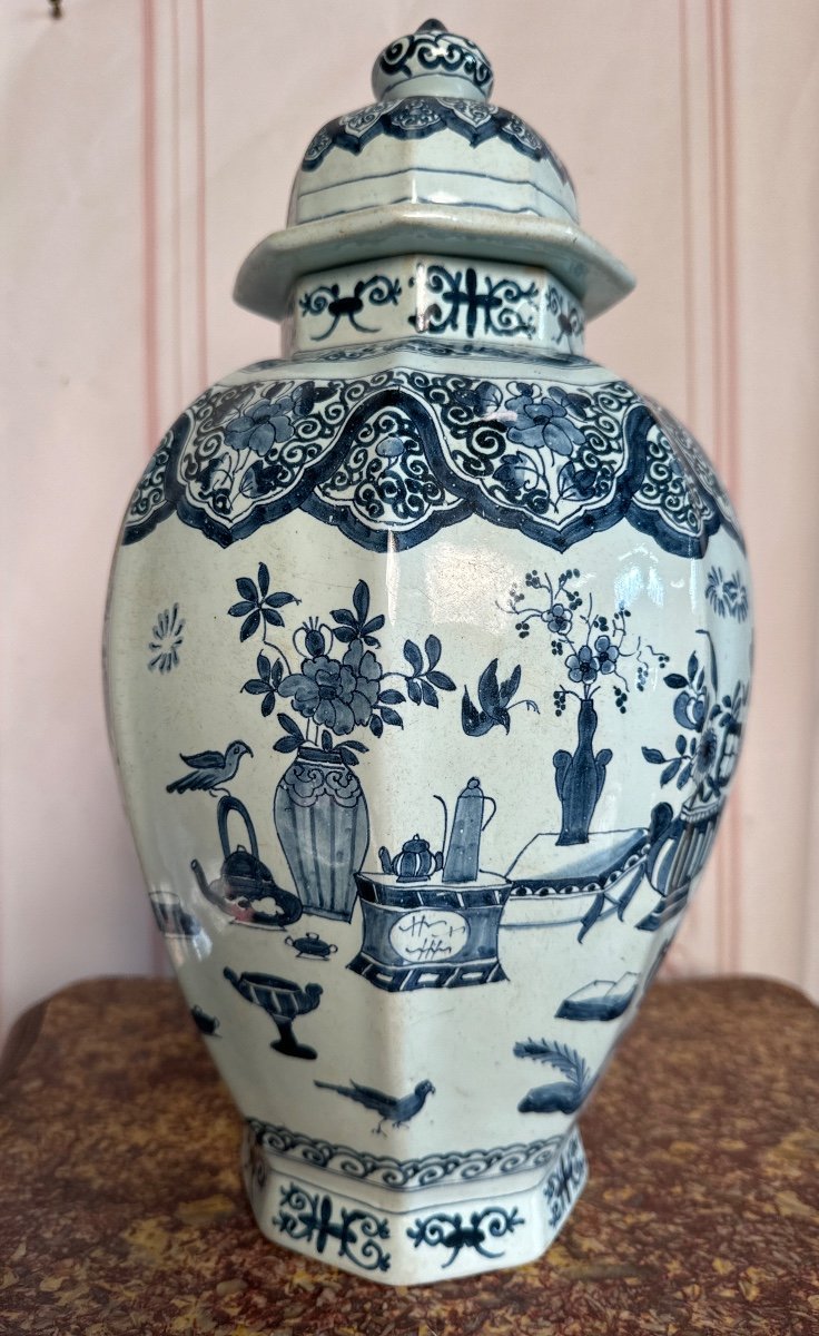 Delft Earthenware Vase 1715 -photo-3