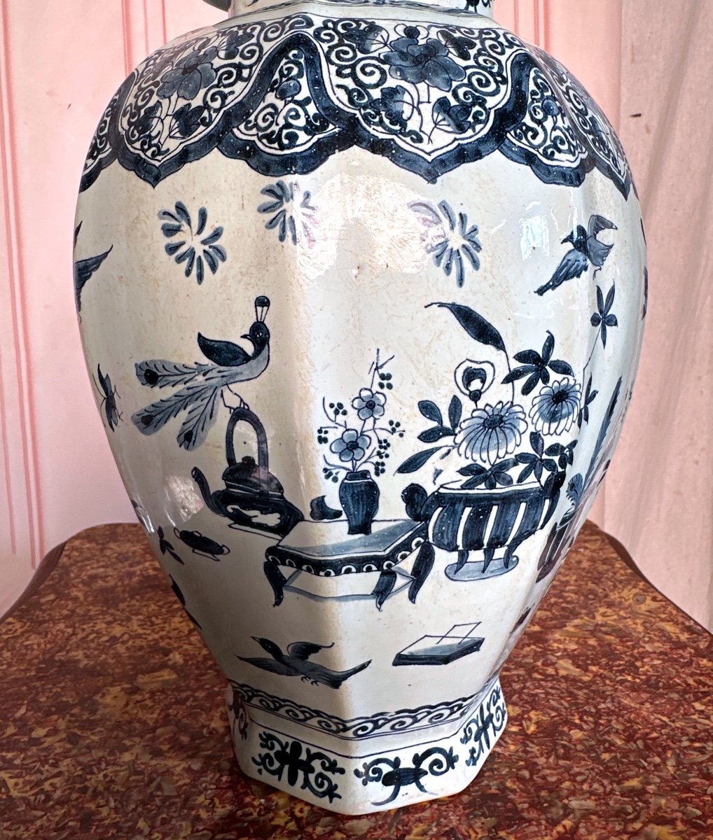 Delft Earthenware Vase 1715 -photo-4