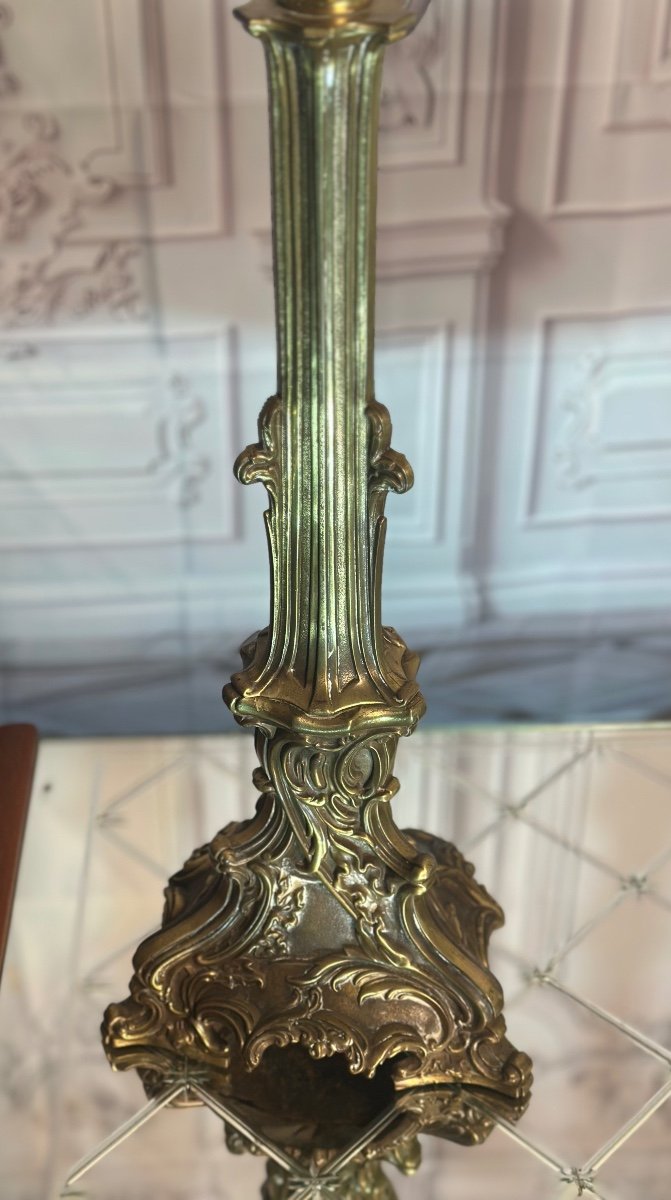 Large Pair Of 19th Century Candelabras-photo-2