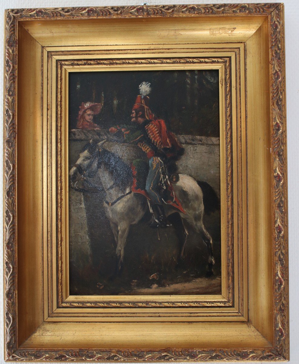 Table Officer Hussar On Horseback-photo-1