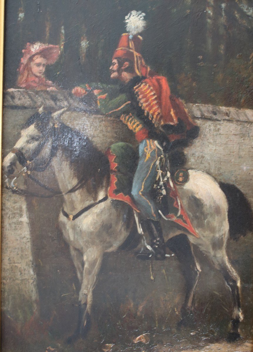 Table Officer Hussar On Horseback-photo-3