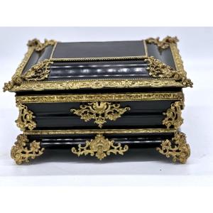  Black And Bronze Boulle Box, Napoleon III Period