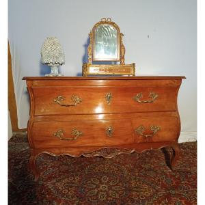 Louis XV Chest Of Drawers Sculpted Cherry