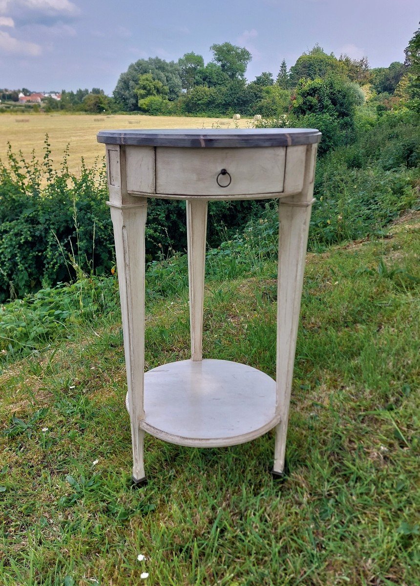 Louis XVI Style Tripod Pedestal Table