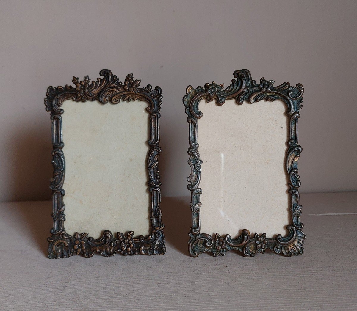 2 Louis XV Style Photo Frames 