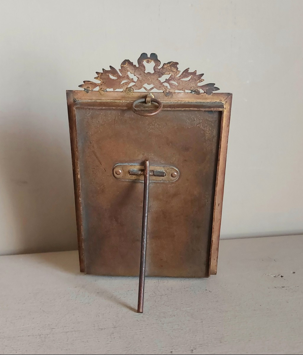 Cadre Porte Photo En Bronze Doré -photo-4