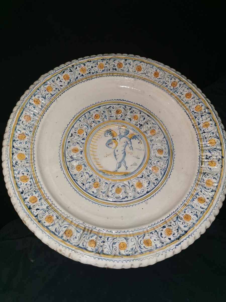 17th Century Majolica Dish-photo-2