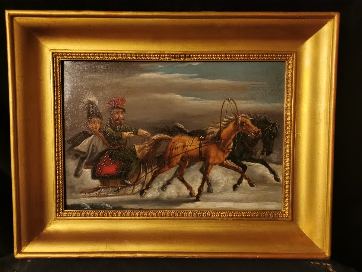 Pair Of Russian Painting 19th-photo-4