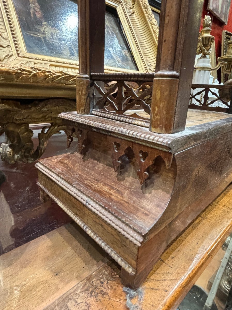 19th Century Flamboyant Gothic Rosewood Clock Circa 1830 -photo-4