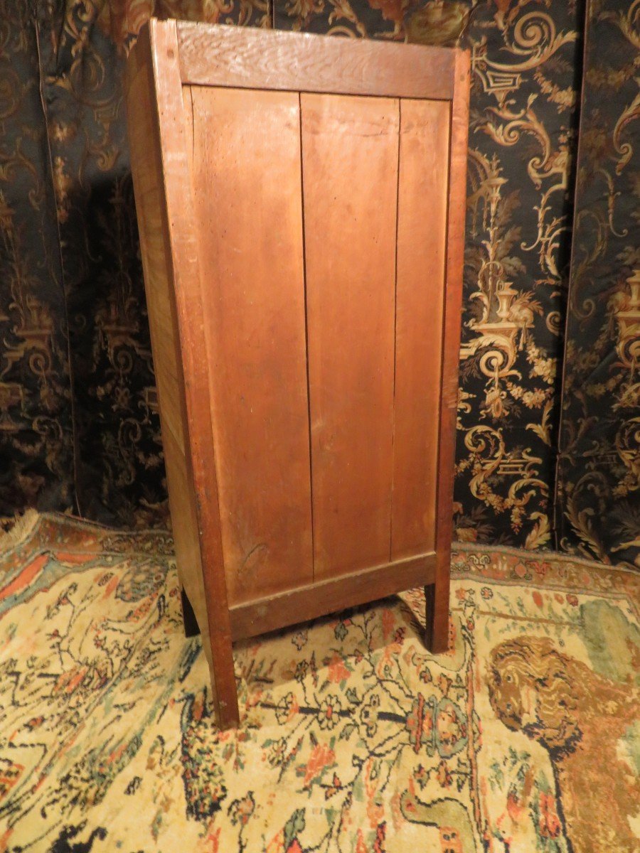 Rare Petit Secretaire Bureau D Enfant Epoque XVIIIe Louis XVI Marqueterie Bois De Rose-photo-5