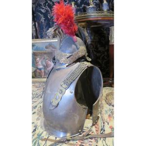 Military Helmet And Cuirass Of Cuirassier Nineteenth Time Model 1872