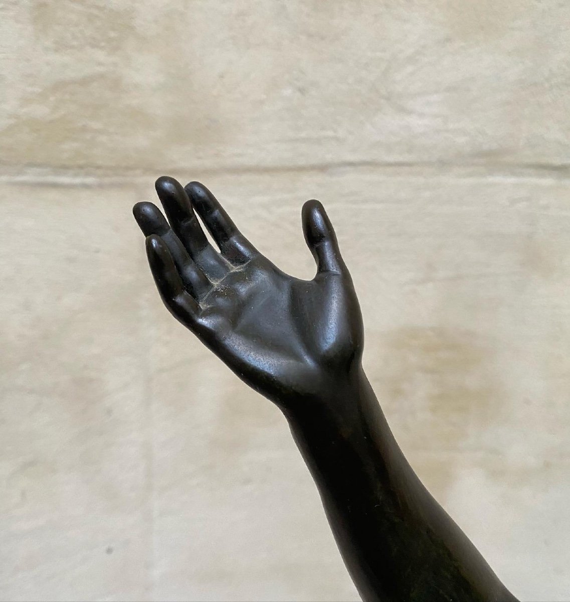 Young Man Praying, Bronze Barbedienne 1850-photo-3