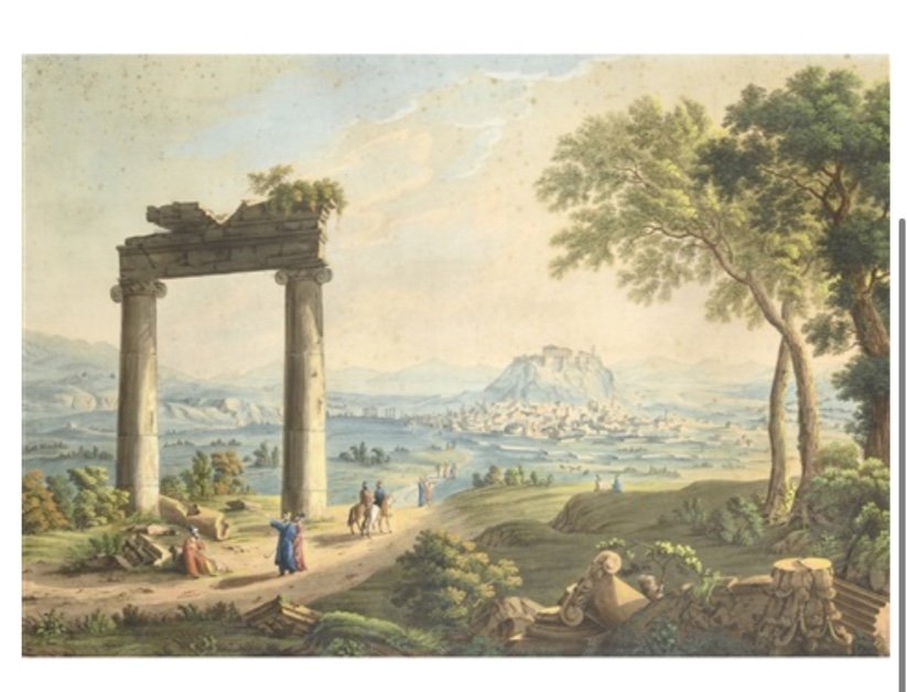 View Of The City Of Athens And The Olympion After Louis-françois Cassas -photo-2