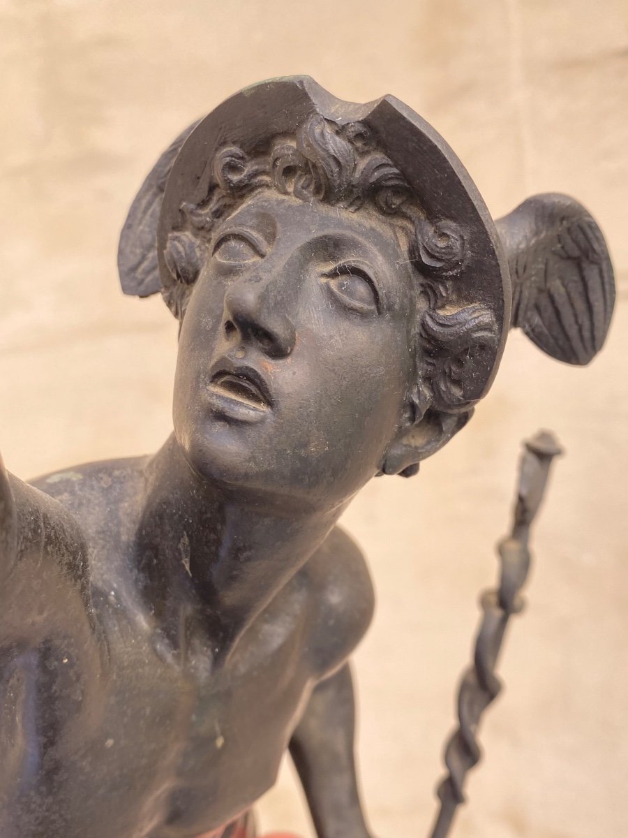 Flying Mercury, Bronze After Jean De Bologne 1830