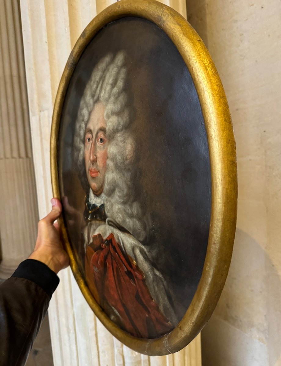 Portrait D’homme, école Italienne Fin 18ème Siècle -photo-1