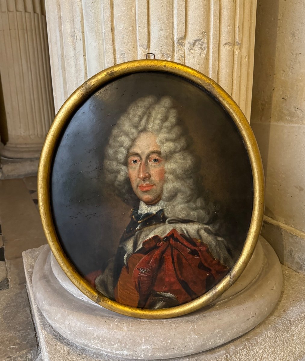 Portrait D’homme, école Italienne Fin 18ème Siècle 