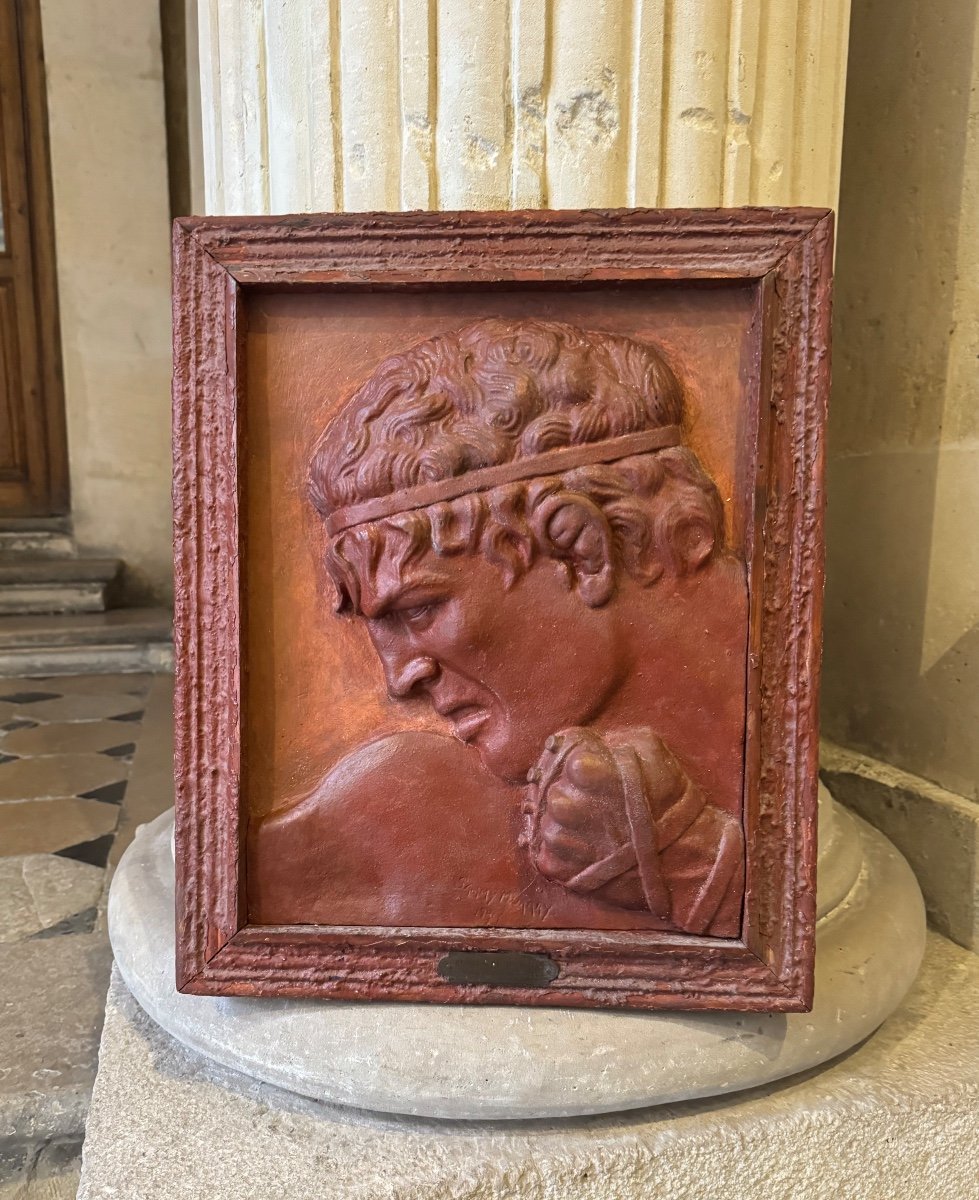 Le Pugiliste Romain, Bas-relief Par Sammy Murray 1939