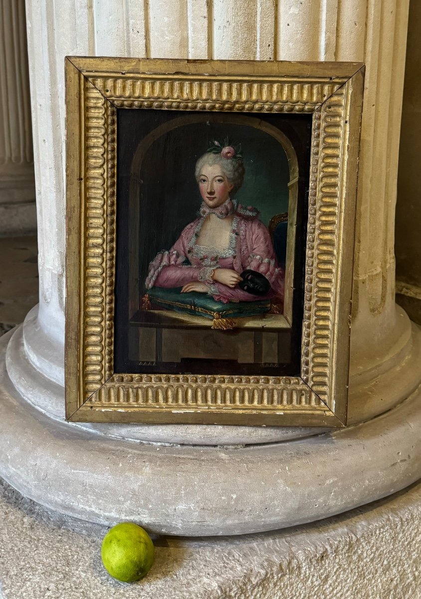 Portrait Of “lady Chaspuis De Margnolas, 1764-photo-4