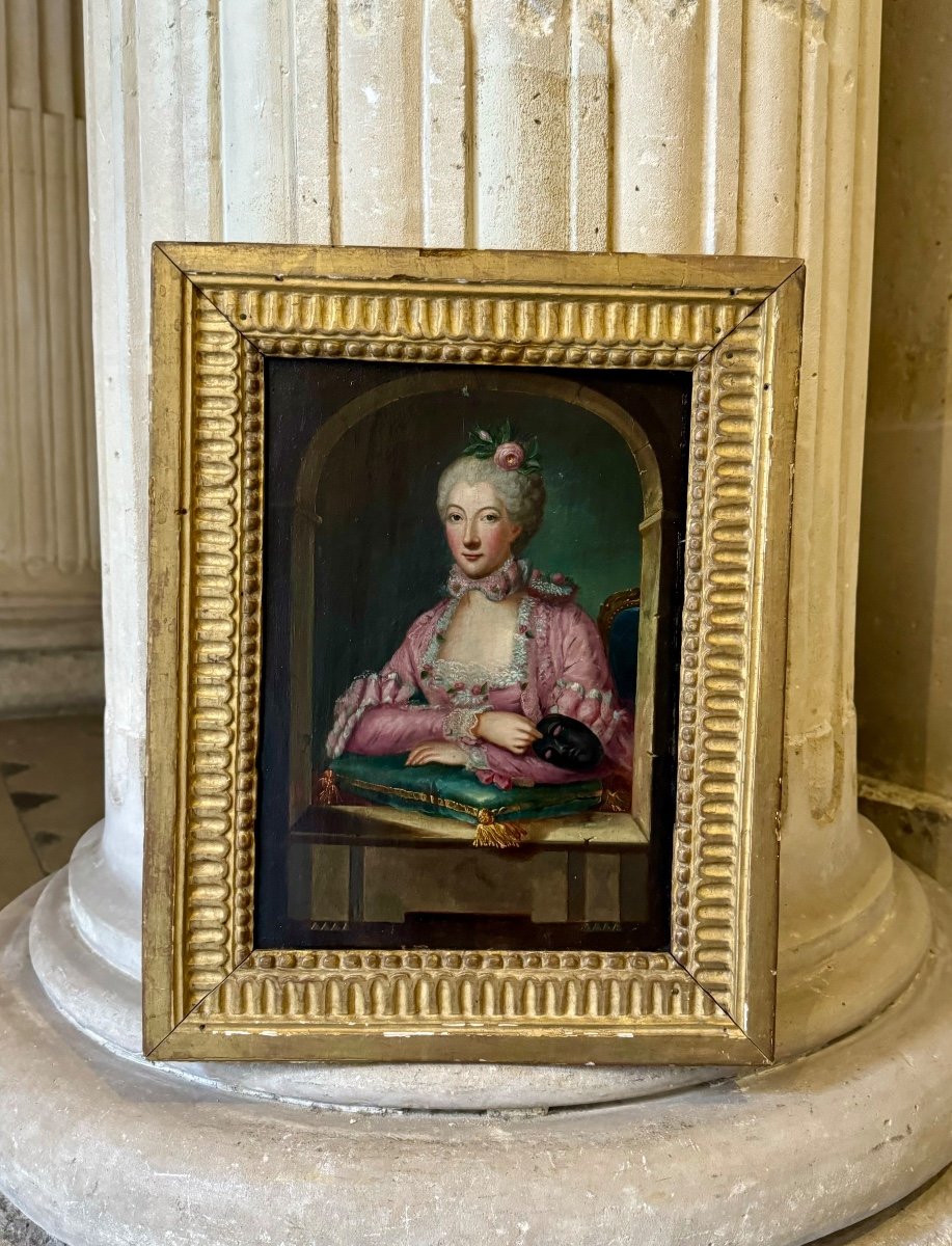 Portrait Of “lady Chaspuis De Margnolas, 1764