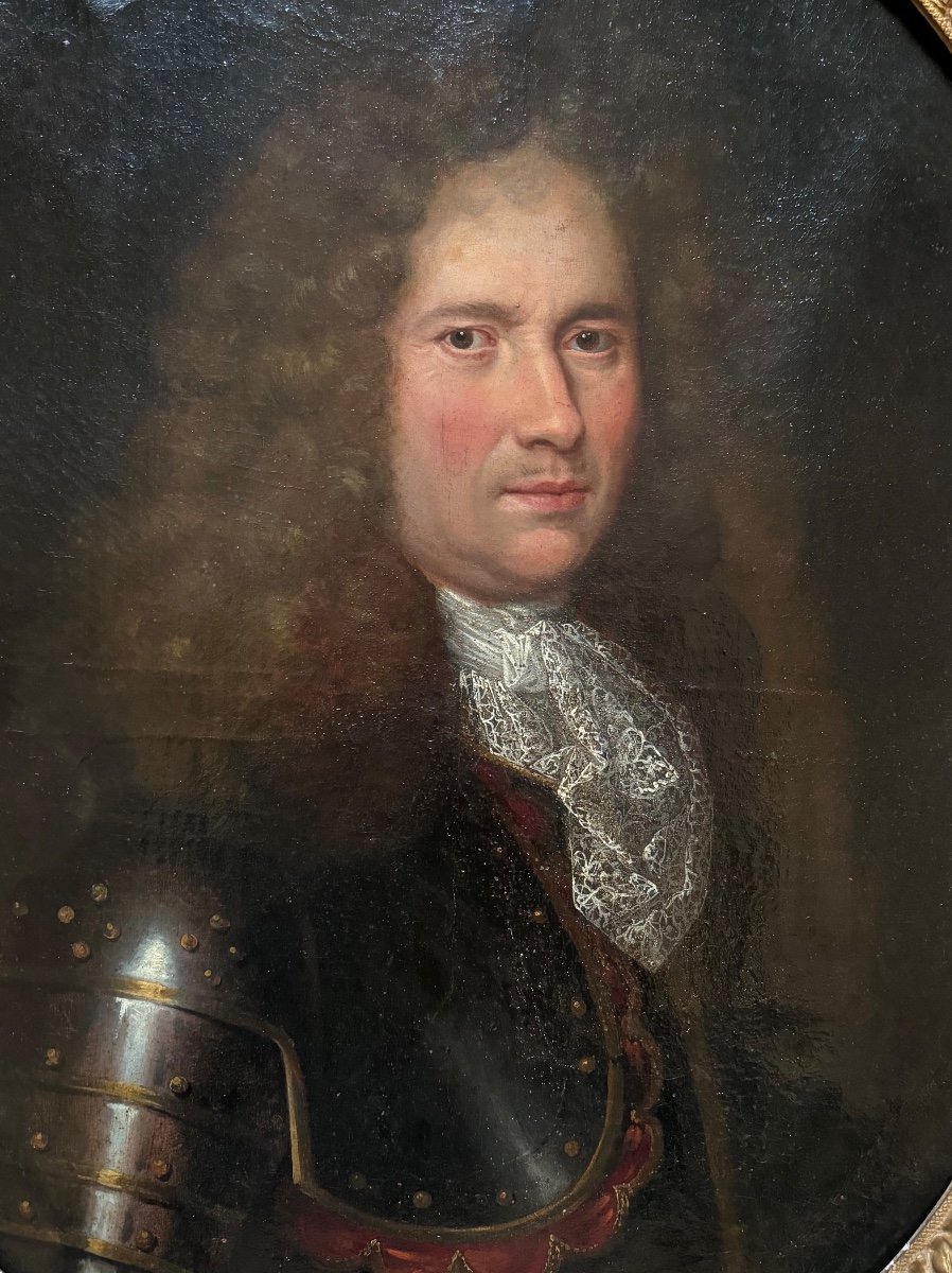 Portrait Of A Man In Armor Circa 1660/70-photo-2