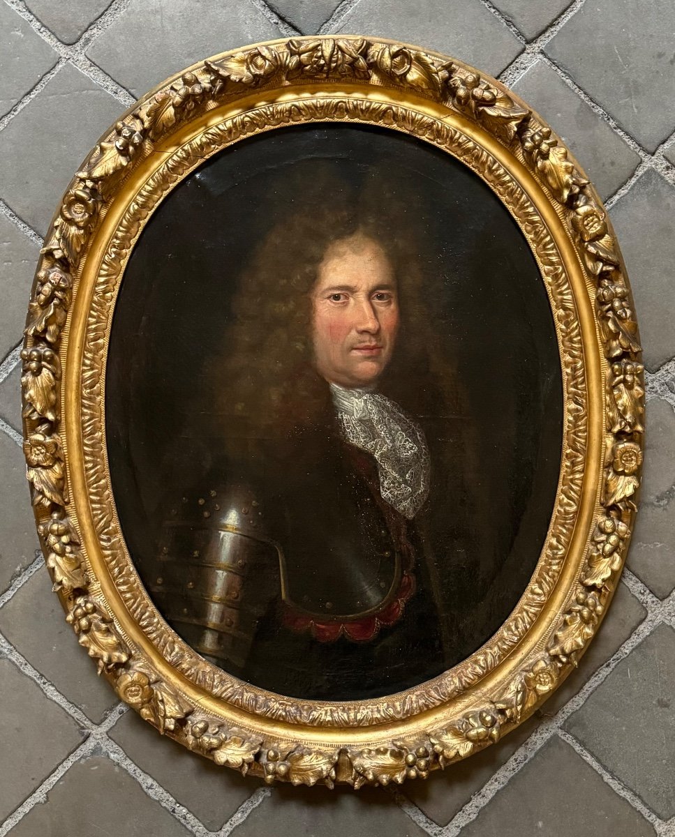 Portrait Of A Man In Armor Circa 1660/70