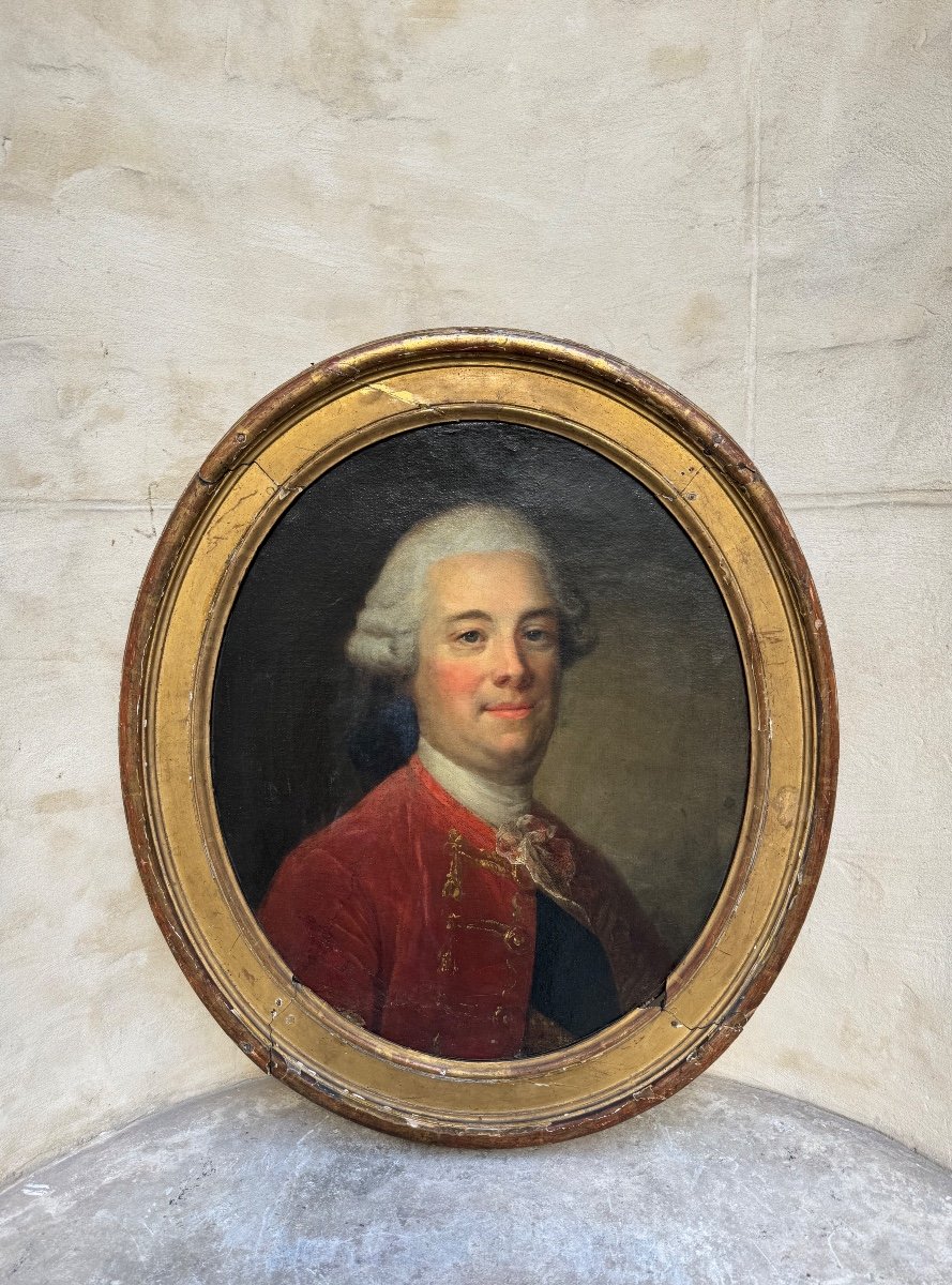 Autoportrait De Charles Michel-Ange Challe Vers 1750-photo-6