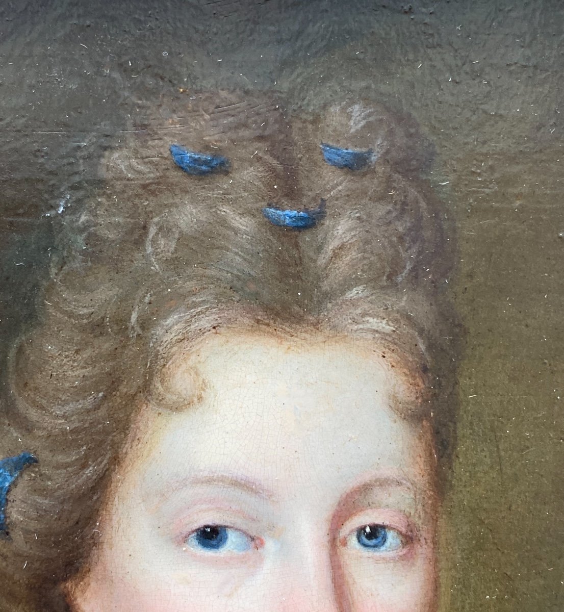 Portrait D’une Dame De Qualité Vers 1680, Caspar Netscher (entourage de)-photo-4