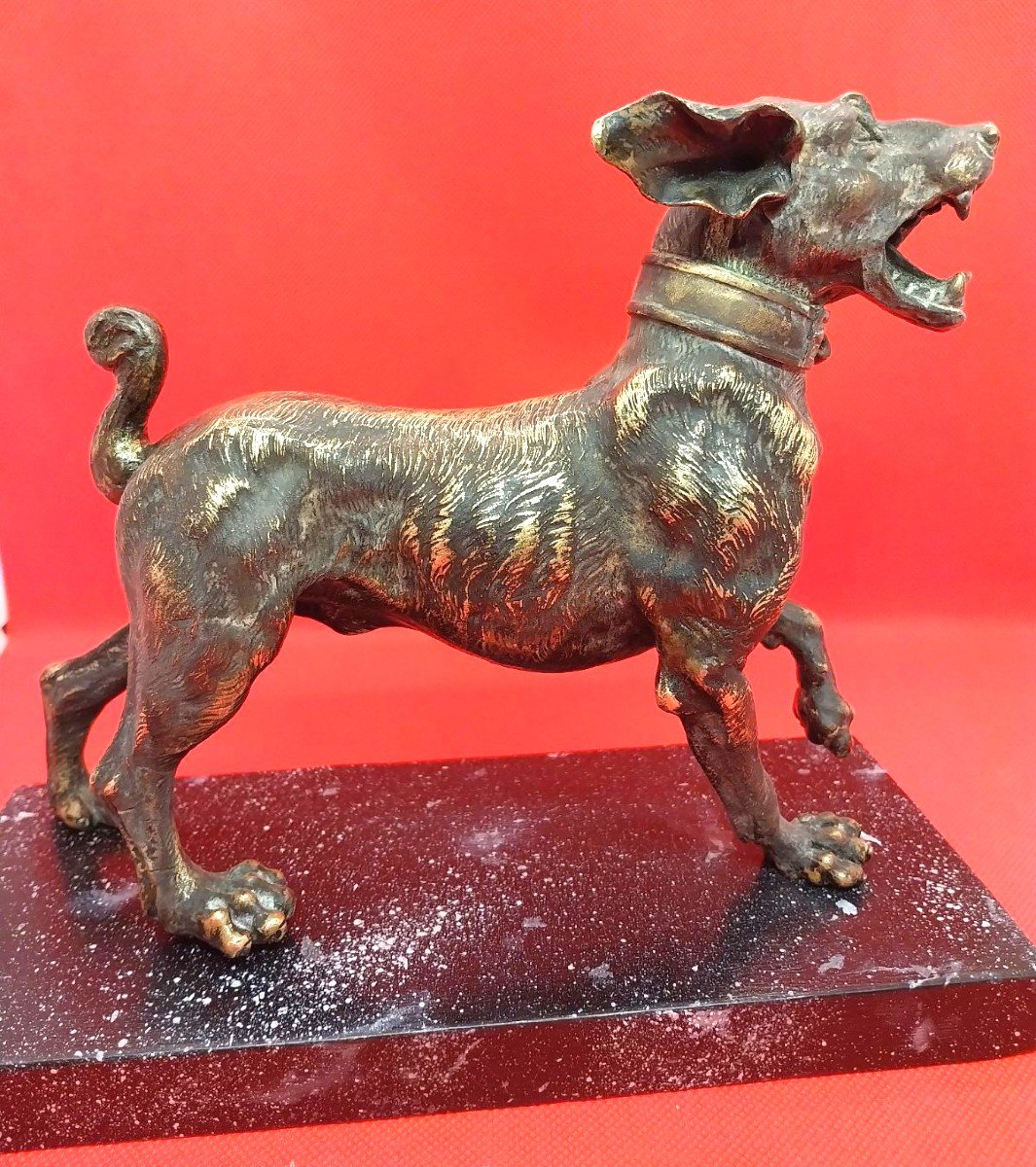 Scupture bronze Dog Allemand 