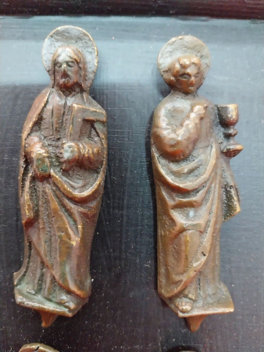 Bronze Shrine Dolls Late 15th Century-photo-4