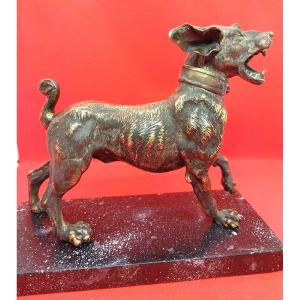 Scupture bronze Dog Allemand 