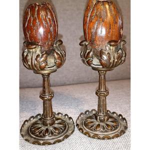 Curiosities Candlesticks 19th