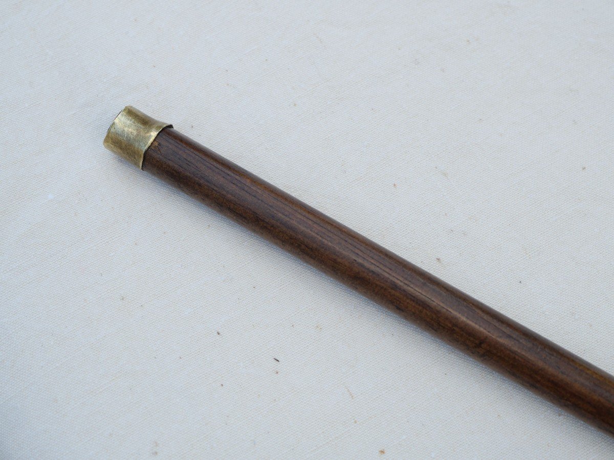 Art Nouveau - Dandy Ceremonial Cane In The Shape Of A Crescent-photo-6