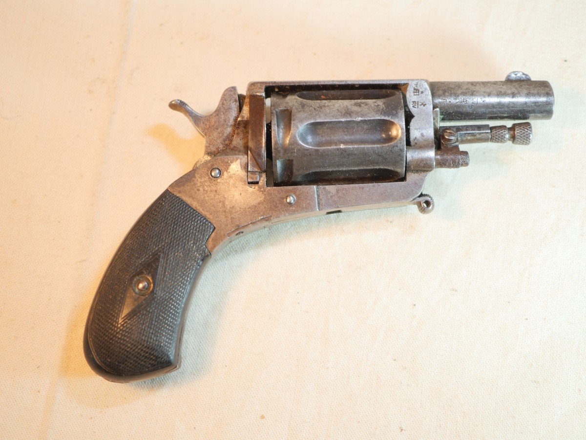 Bulldog Liège Revolver 5.5 Mm Long Case - XIX Ith Category Dj Lefebvre Arquebusier-photo-2