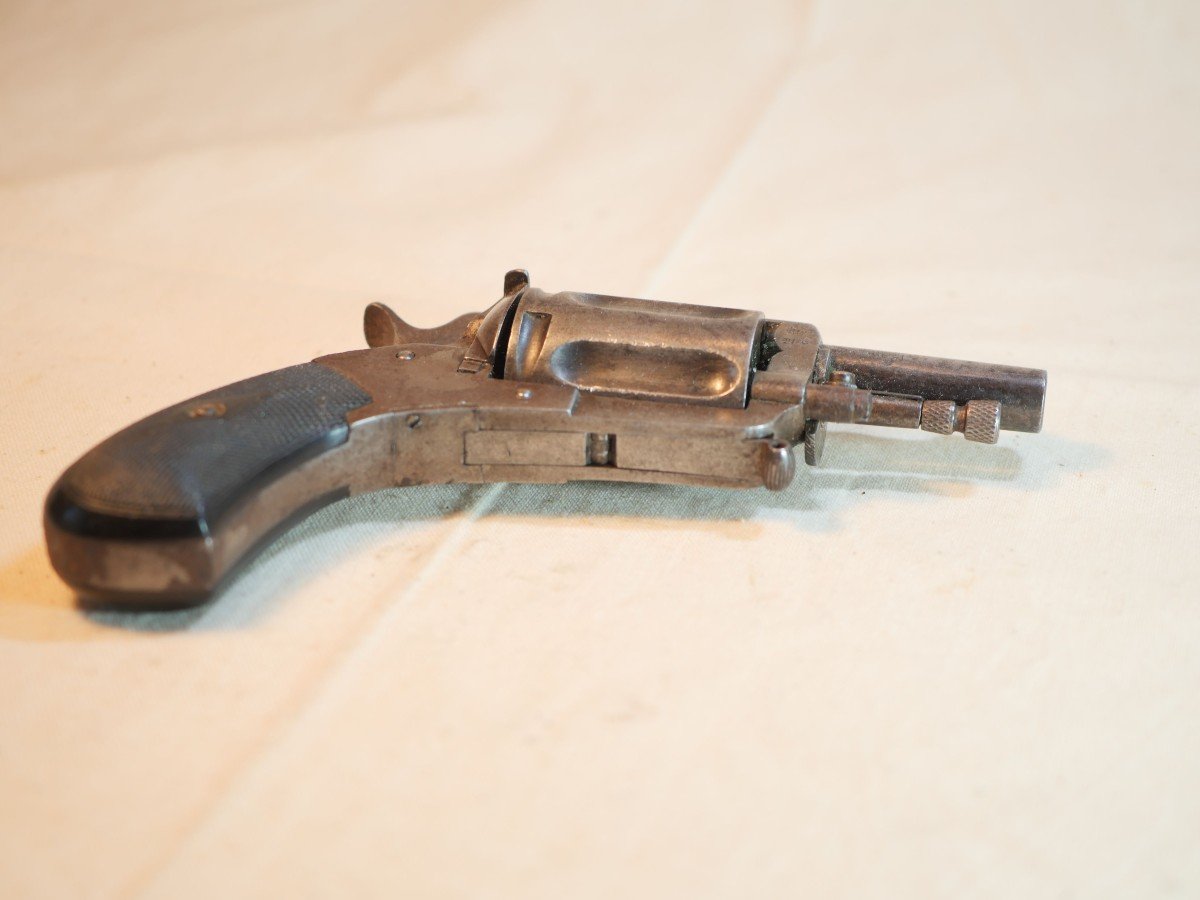 Bulldog Liège Revolver 5.5 Mm Long Case - XIX Ith Category Dj Lefebvre Arquebusier-photo-1