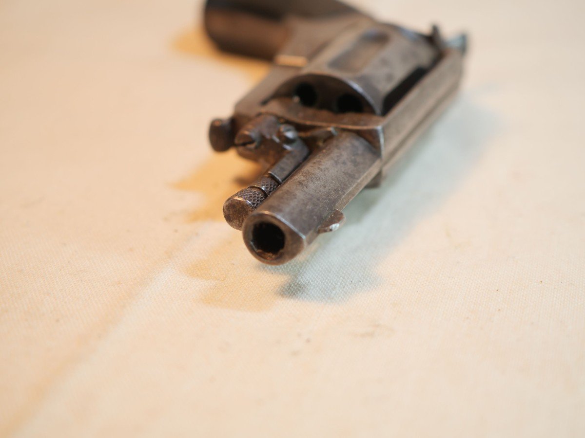 Bulldog Liège Revolver 5.5 Mm Long Case - XIX Ith Category Dj Lefebvre Arquebusier-photo-2