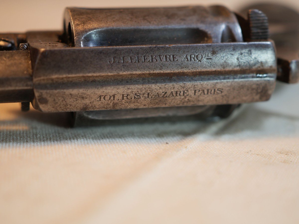 Bulldog Liège Revolver 5.5 Mm Long Case - XIX Ith Category Dj Lefebvre Arquebusier-photo-4