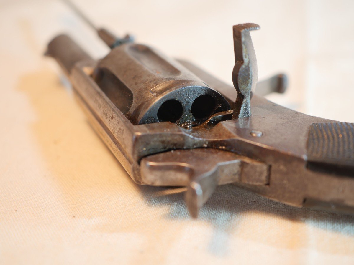 Bulldog Liège Revolver 5.5 Mm Long Case - XIX Ith Category Dj Lefebvre Arquebusier-photo-5