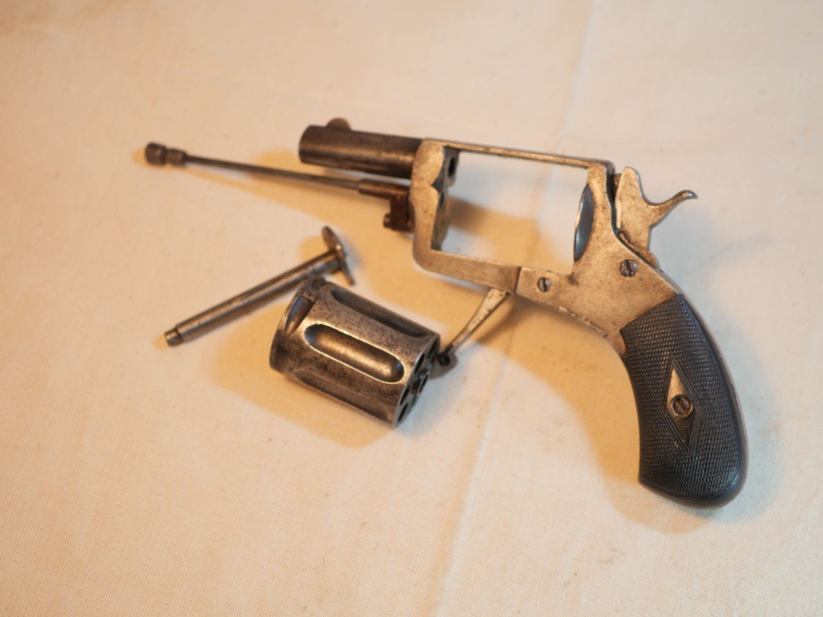 Bulldog Liège Revolver 5.5 Mm Long Case - XIX Ith Category Dj Lefebvre Arquebusier-photo-6