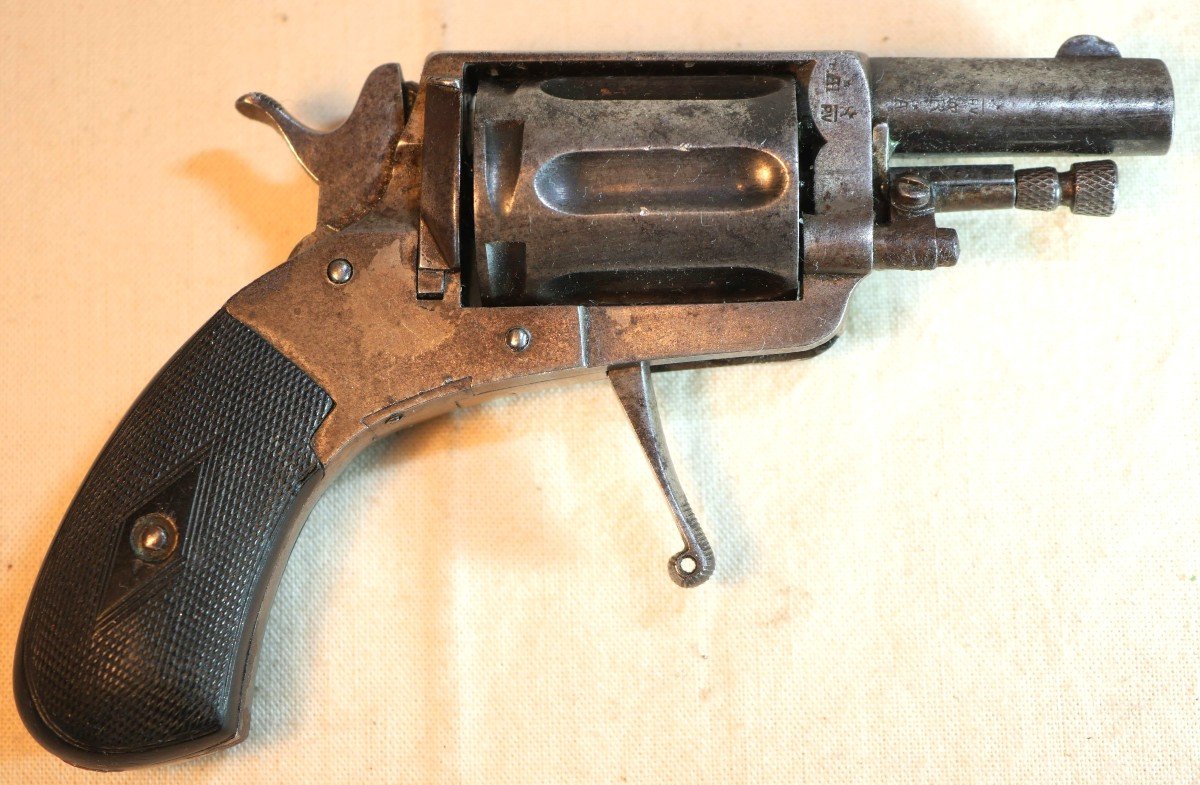 Bulldog Liège Revolver 5.5 Mm Long Case - XIX Ith Category Dj Lefebvre Arquebusier