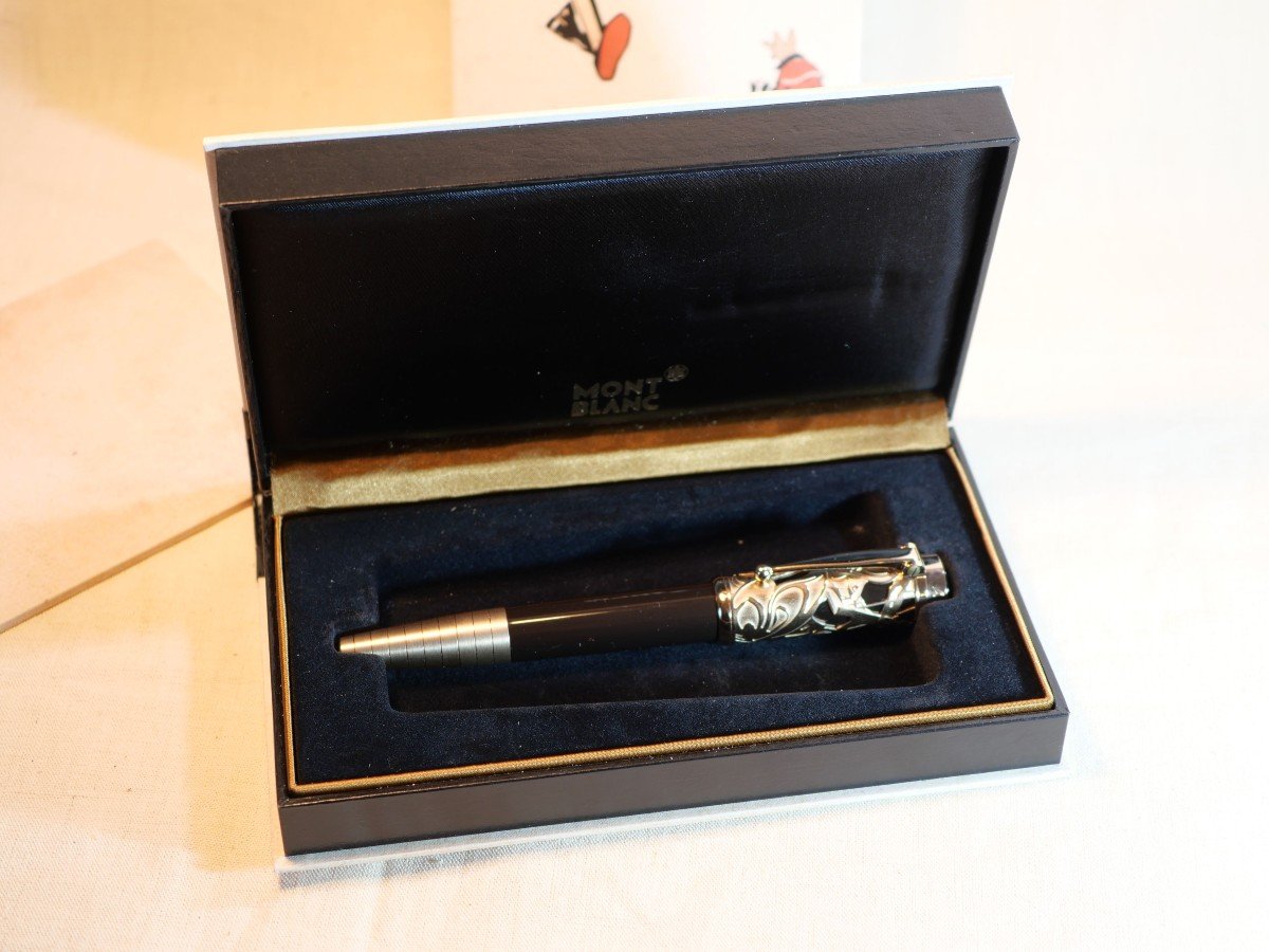 Montblanc Limited Edition Writers 2011 Carlo Collodi - Gold Fountain Pen - Sdc24mtb001-photo-2