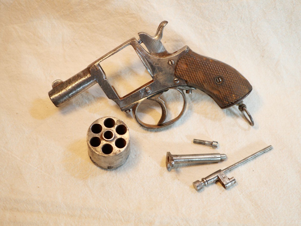 Bulldog Liège 6 Shot Revolver With 7mm Trigger Ring Functional - Ref Tin24bul001    -photo-2