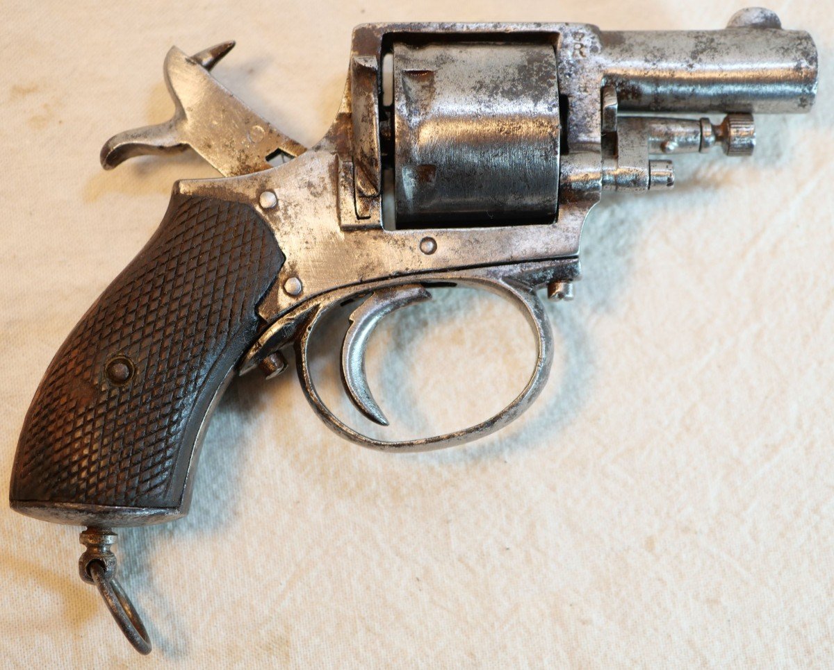 Bulldog Liège 6 Shot Revolver With 7mm Trigger Ring Functional - Ref Tin24bul001    -photo-6