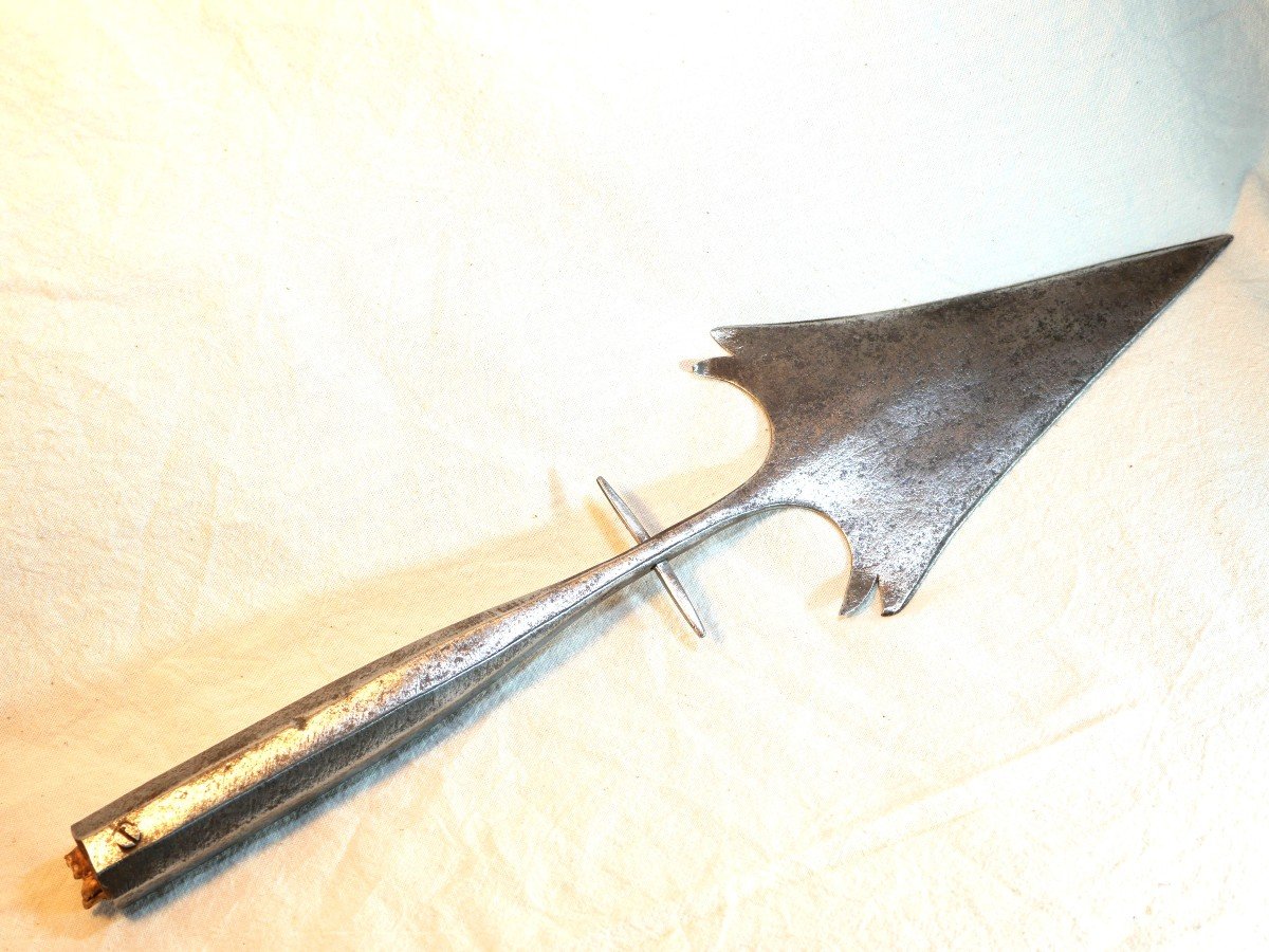 Iron Halberd Or Lance From The 15th Or 16th Century (wrought Iron Work) Sdb20lan001-photo-2