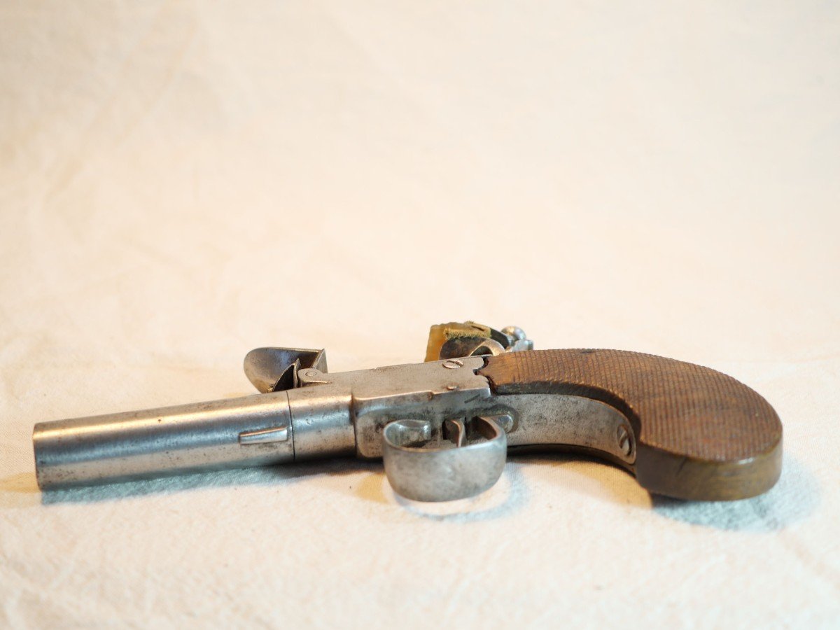 11mm Flintlock Pistol With Forced Ball, Detachable Barrel And Safety - XVIII - Her24cof004-photo-5