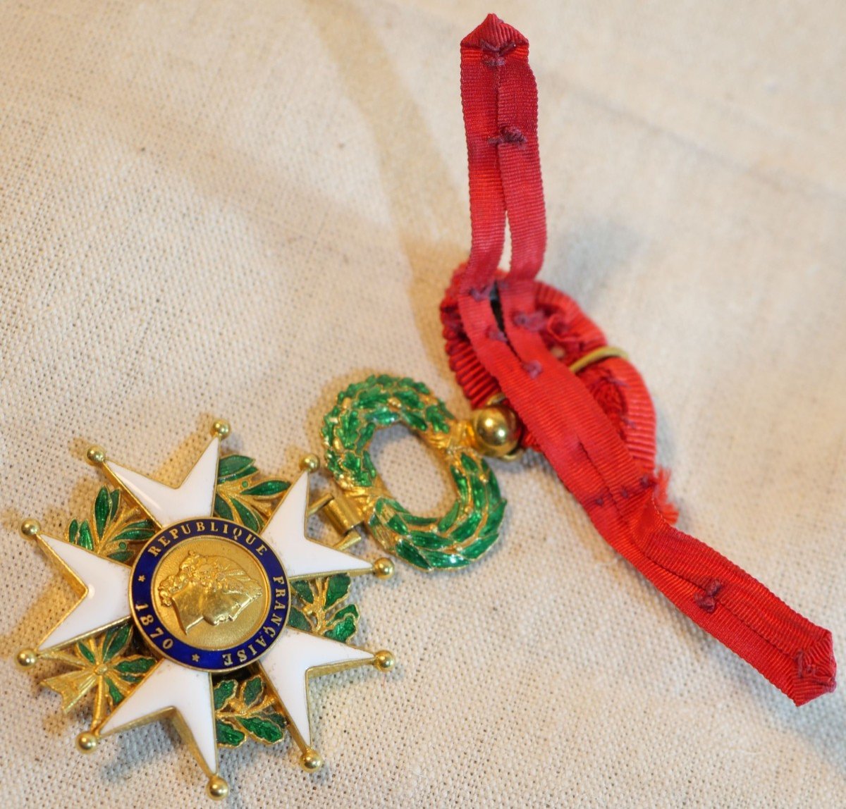 Affaire Dreyfus - Légion d'Honneur au grade Commandeur Du Lt-Colonel Albert Léon Bertin-Mourot-photo-2